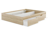 HABITDESIGN Cama doble de óxido con 4 cajones (210 cm x 55 cm x 10,1 cm)