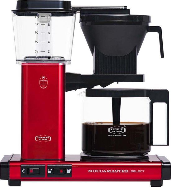 Cafetera Moccamaster KBG 53990 1,2 L 240 V 1520 W Viajes Plástico Aluminio Rojo