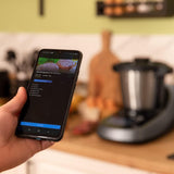 Robot de Cocina Multifunción Cecotec Mambo Touch. 1600 W, 37 Funciones, Pantalla Táctil TFT de 5" con Libro de Recetas Integrado, Capacidad de 3,3 Litros, Aplicación, Balanza y Jarra de Acero Inoxidable