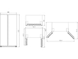 Frigorífico Americano SBS KUBO KBSBS9118 IX (No Frost - 177 cm - 442 L - Inox)