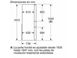 Frigorífico Americano SIEMENS KF96RSBEA (No Frost - 183 cm - 572 L - Negro)