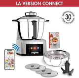 Magimix Cook Expert Conectado - Robot de cocina multifunción Connect 3,5L, Motor profesional 1700W, Cromo mate