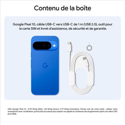 Smartphone Google Pixel 10 6,3" 5G Doble SIM 128 GB Negro Volcánico